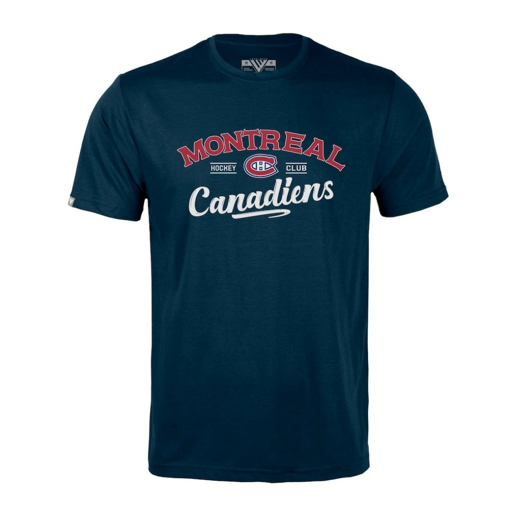 Montreal Canadiens Levelwear Richmond Ice Wall T-Shirt - Navy | NHL sale