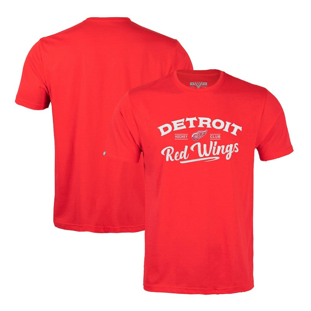 Detroit Red Wings Levelwear Richmond Ice Wall T-Shirt - Red | NHL Clearance