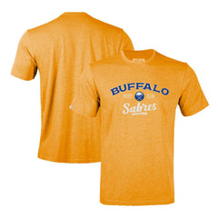 Buffalo Sabres Levelwear Richmond Ice Wall T-Shirt - Gold | NHL Clearance
