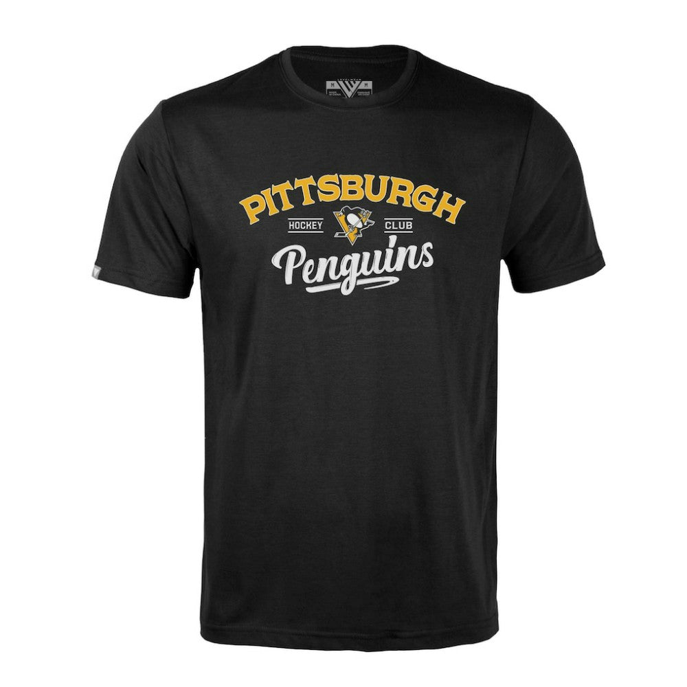 Pittsburgh Penguins Levelwear Richmond Ice Wall T-Shirt - Black | NHL on sale