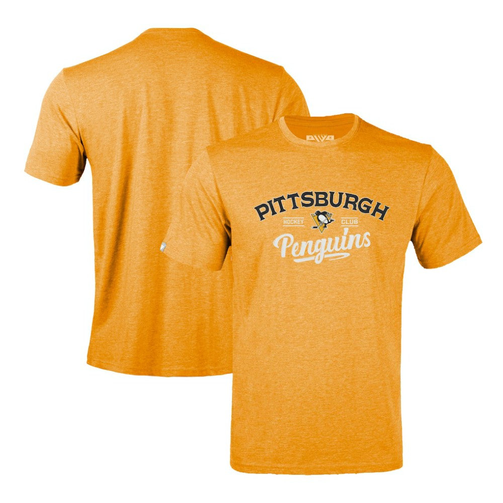 Pittsburgh Penguins Levelwear Richmond Ice Wall T-Shirt - Gold | NHL sale