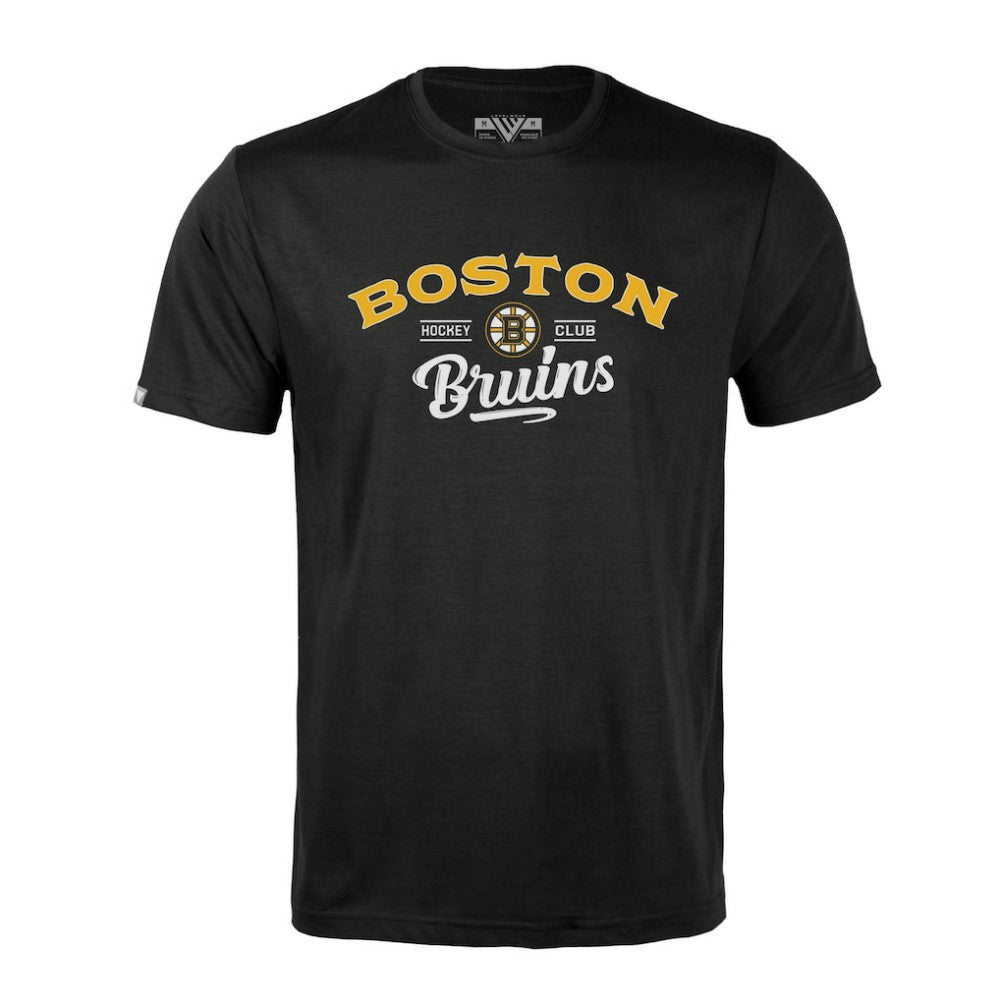Boston Bruins Levelwear Richmond Ice Wall T-Shirt - Black | NHL on sale