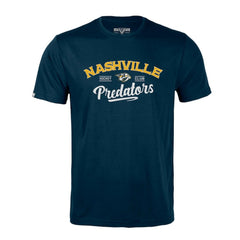 Nashville Predators Levelwear Richmond Ice Wall T-Shirt - Navy | NHL Lifestyle