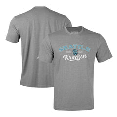 Seattle Kraken Levelwear Richmond Ice Wall T-Shirt - Gray | NHL Lifestyle