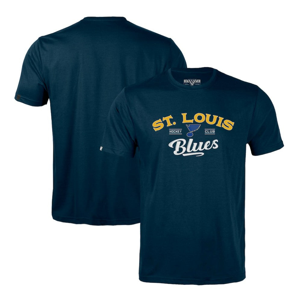 St. Louis Blues Levelwear Richmond Ice Wall T-Shirt - Navy | NHL online