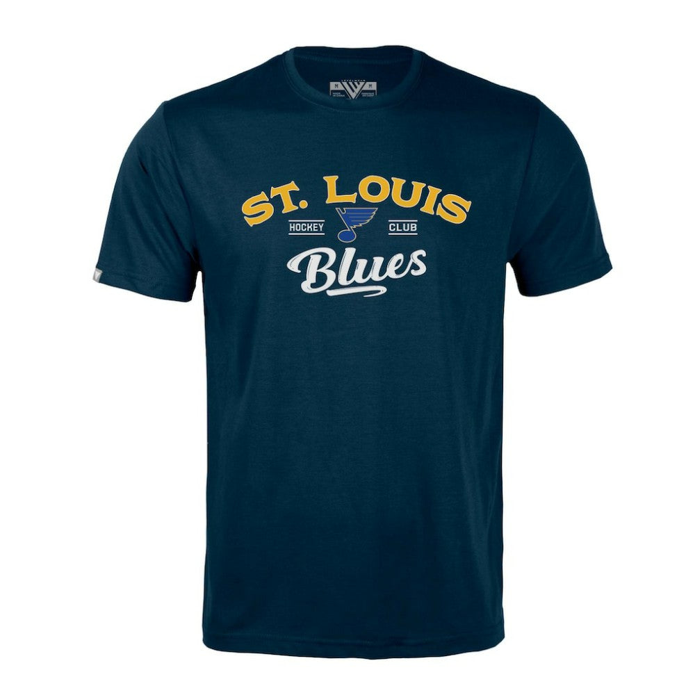 St. Louis Blues Levelwear Richmond Ice Wall T-Shirt - Navy | NHL online