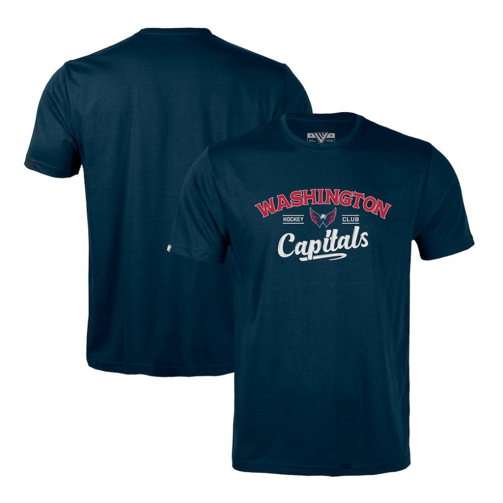 Washington Capitals Levelwear Richmond Ice Wall T-Shirt - Navy | NHL Lifestyle