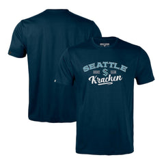 Seattle Kraken Levelwear Richmond Ice Wall T-Shirt - Deep Sea Blue | NHL discount