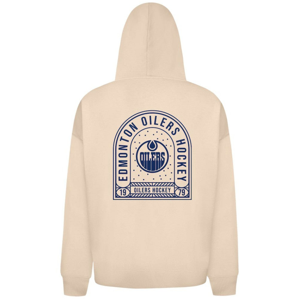 Edmonton Oilers Levelwear Uphill Stained Glass Full-Zip Hoodie Jacket - Khaki | NHL Clearance