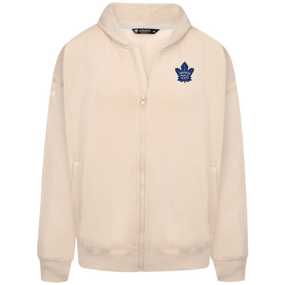 Toronto Maple Leafs Levelwear Uphill Stained Glass Full-Zip Hoodie Jacket - Khaki | NHL online