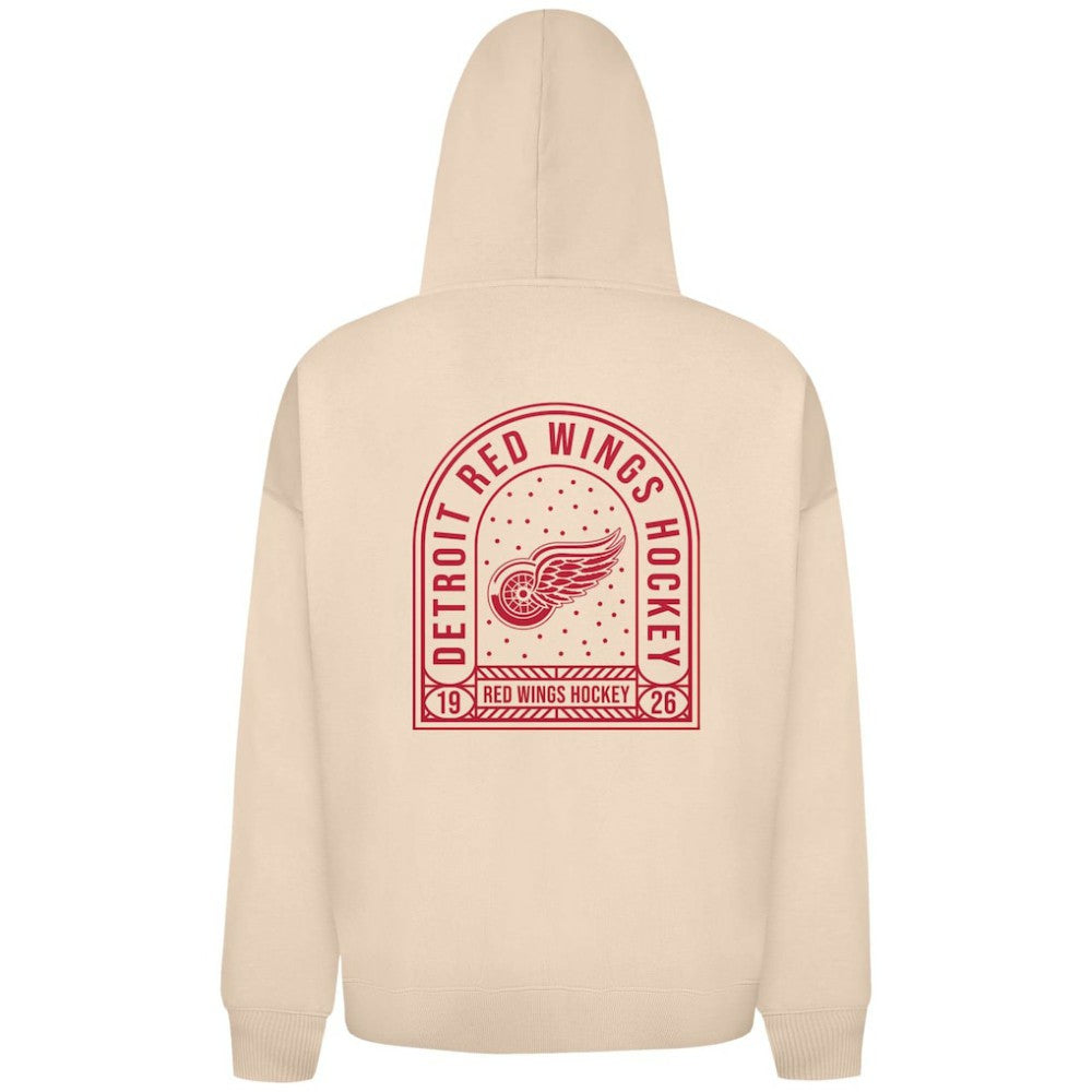Detroit Red Wings Levelwear Uphill Stained Glass Full-Zip Hoodie Jacket - Khaki | NHL discount