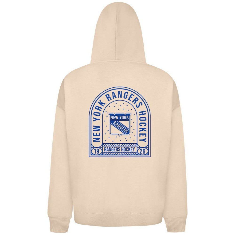 New York Rangers Levelwear Uphill Stained Glass Full-Zip Hoodie Jacket - Khaki | NHL sale