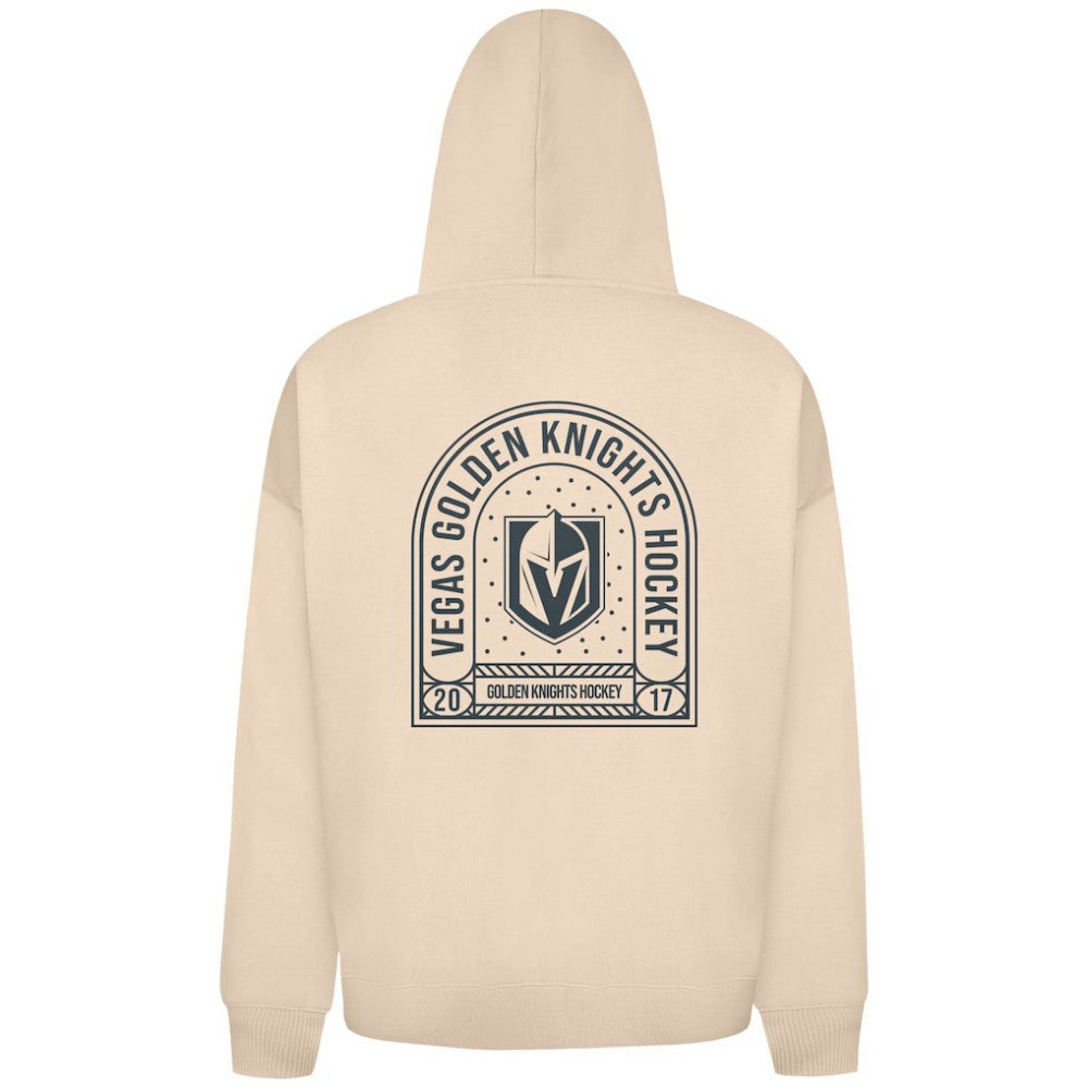 Vegas Golden Knights Levelwear Uphill Stained Glass Full-Zip Hoodie Jacket - Khaki | NHL near me