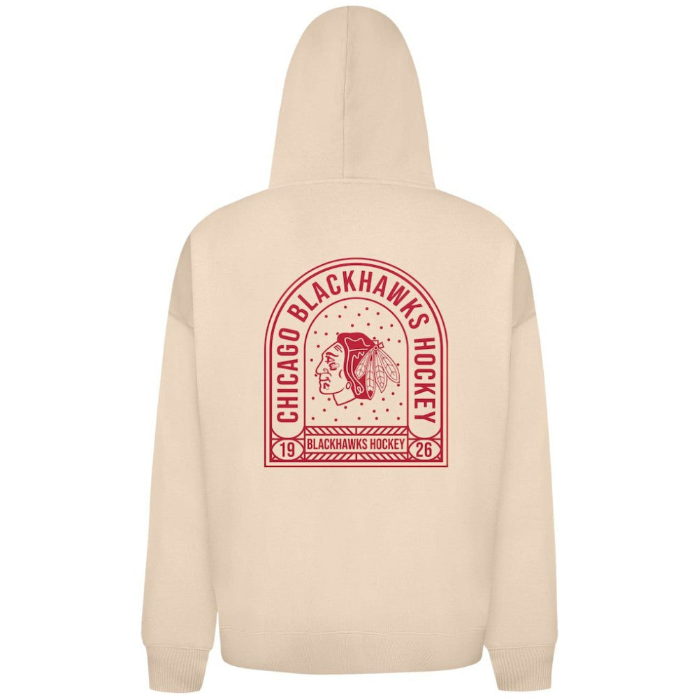 Chicago Blackhawks Levelwear Uphill Stained Glass Full-Zip Hoodie Jacket - Khaki | NHL discount