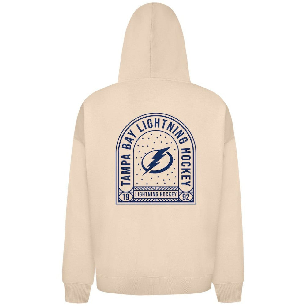 Tampa Bay Lightning Levelwear Uphill Stained Glass Full-Zip Hoodie Jacket - Khaki | NHL Clearance
