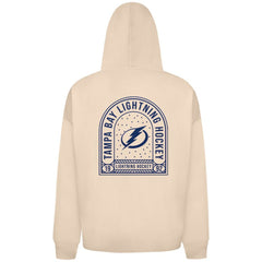 Tampa Bay Lightning Levelwear Uphill Stained Glass Full-Zip Hoodie Jacket - Khaki | NHL Clearance