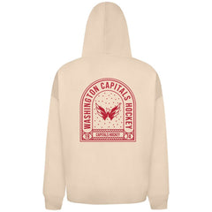 Washington Capitals Levelwear Uphill Stained Glass Full-Zip Hoodie Jacket - Khaki | NHL near me