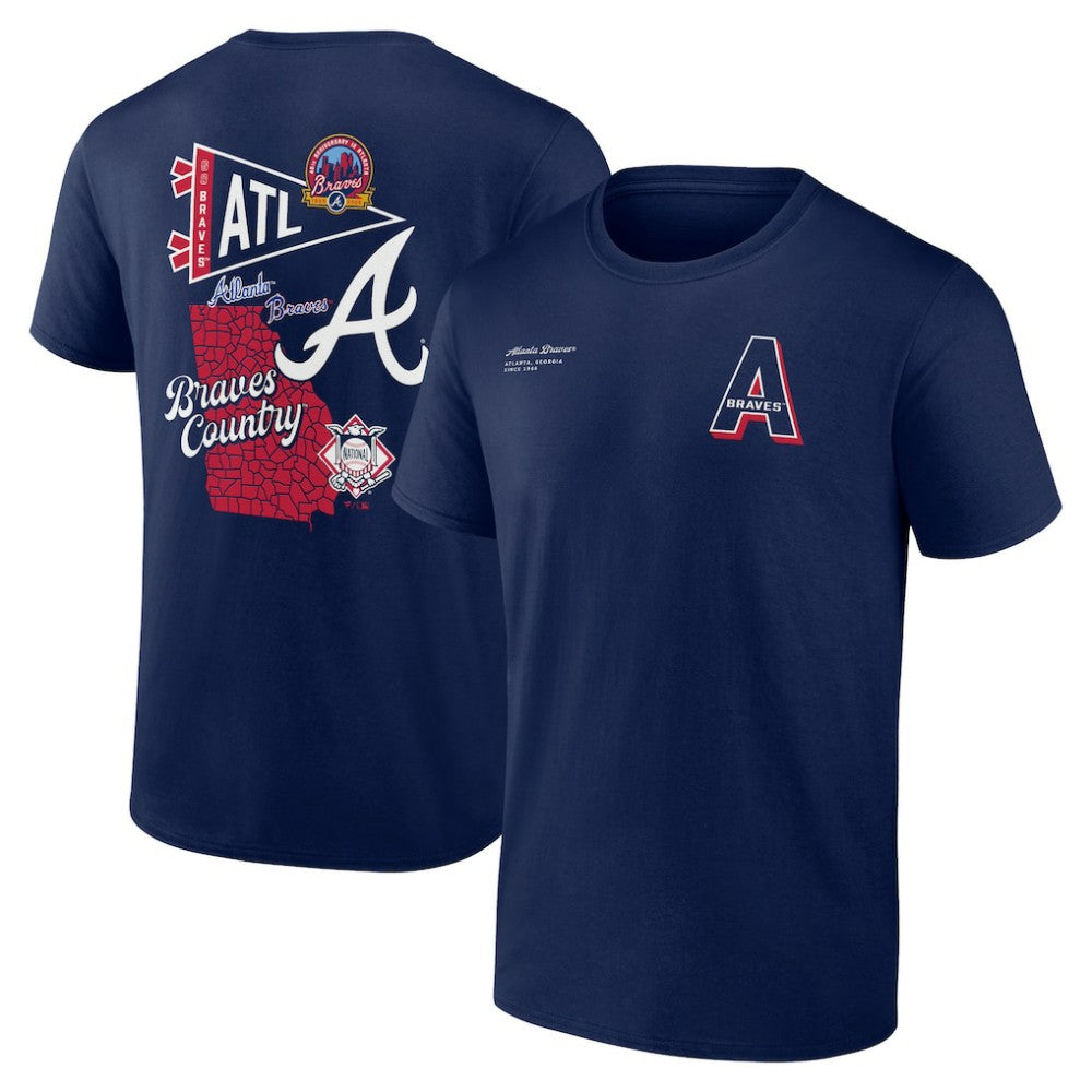 Atlanta Braves Split Zone T-Shirt Near Me