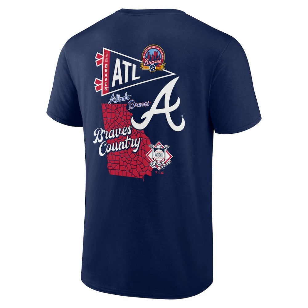 Atlanta Braves Split Zone T-Shirt Near Me