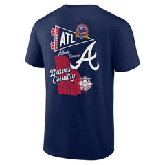 Atlanta Braves Split Zone T-Shirt Near Me