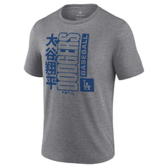 Shohei Ohtani Los Angeles Dodgers Tri-Blend T-Shirt for sale