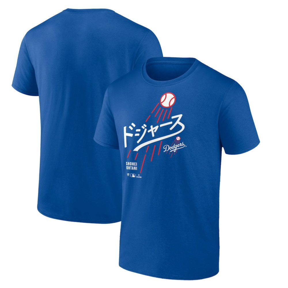 Shohei Ohtani Los Angeles Dodgers Japanese Letters T-Shirt Outlet