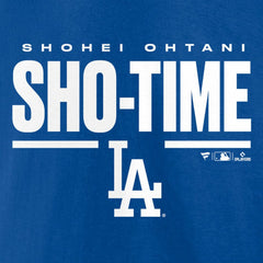 Shohei Ohtani Los Angeles Dodgers Sho-Time Horizontal T-Shirt Discount