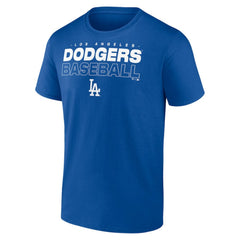 Los Angeles Dodgers Stacked Baseball T-Shirt Discount