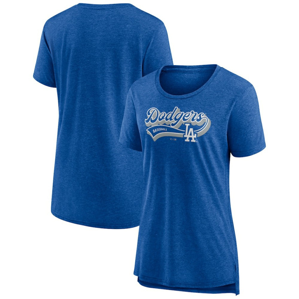 Los Angeles Dodgers Women's League Leader Tri-Blend T-Shirt Outlet