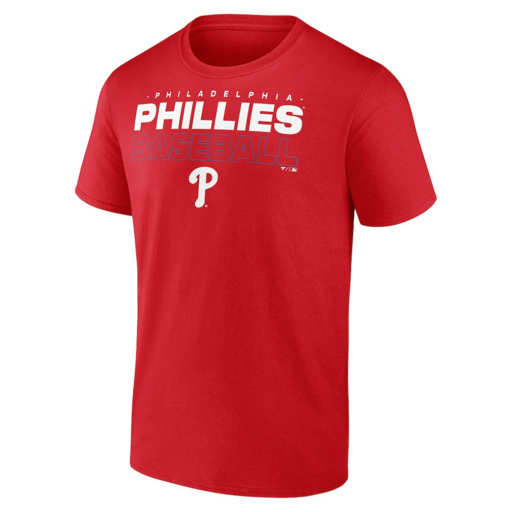 Philadelphia Phillies Stacked Baseball T-Shirt Outlet