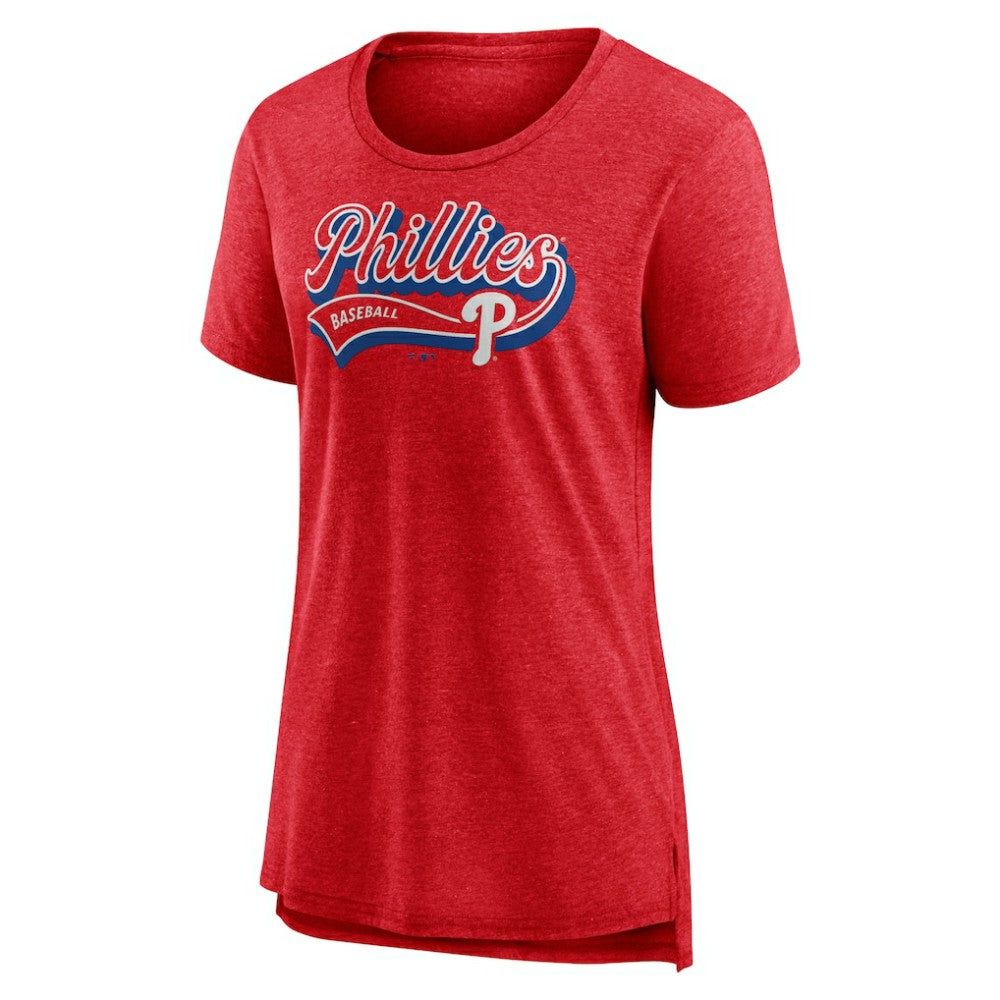 Philadelphia Phillies Women's League Leader Tri-Blend T-Shirt Outlet