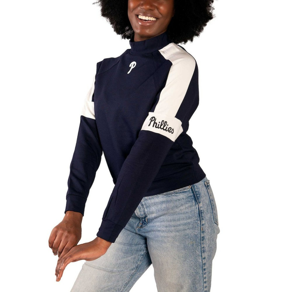 Philadelphia Phillies Lusso Women's Monica Pullover Sweatshirt Online