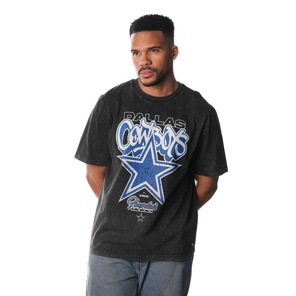 Dallas Cowboys The Wild Collective Unisex Graffiti T-Shirt - Black - NFL