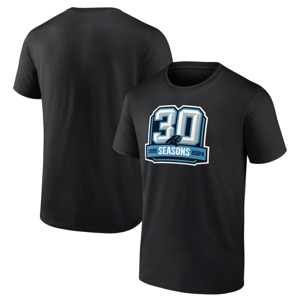Carolina Panthers 30th Anniversary T-Shirt - Black - NFL