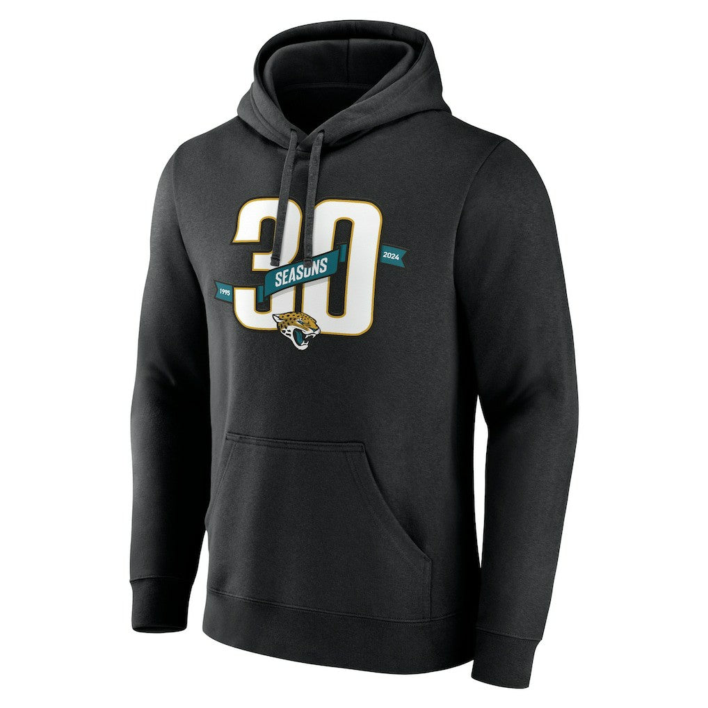 Jacksonville Jaguars 30th Anniversary Pullover Hoodie - Black - NFL