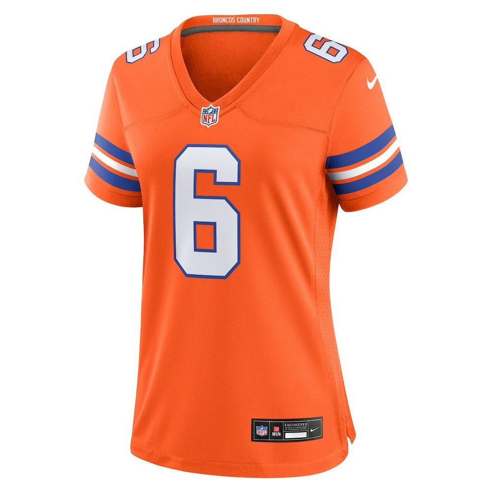 P.J. Locke III Denver Broncos Women's Mile High Collection 1977 Throwback Player Game Jersey - Orange - Nike
