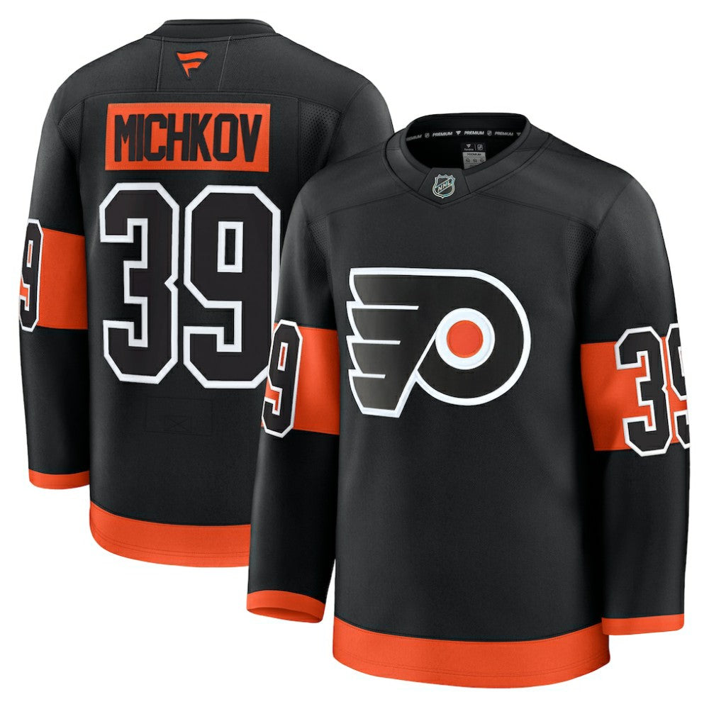 Matvei Michkov Philadelphia Flyers Fanatics Alternate Premium Jersey - Black | Fanatics on sale