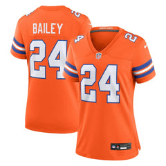 Champ Bailey Denver Broncos Women's Mile High Collection 1977 Throwback Retired Player Game Jersey - Orange - Nike