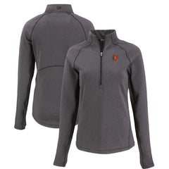 Baltimore Orioles Cutter & Buck Women's Peshastin Eco Fleece Recycled Raglan Half-Zip Top Discount