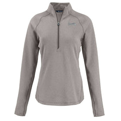 Atlanta Braves Cutter & Buck Women's Peshastin Eco Fleece Recycled Raglan Half-Zip Top for sale