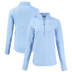 Kansas City Royals Cutter & Buck Women's Peshastin Eco Fleece Recycled Raglan Half-Zip Top Sale