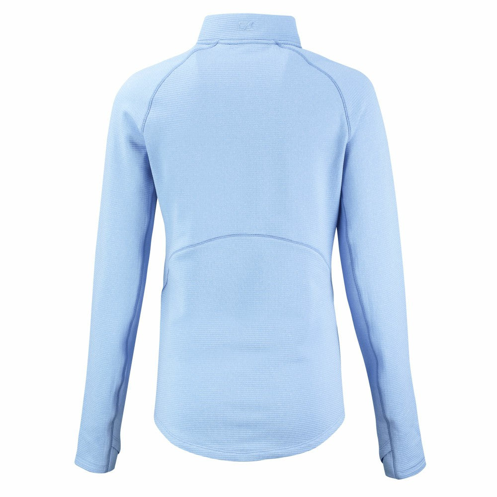 Kansas City Royals Cutter & Buck Women's Peshastin Eco Fleece Recycled Raglan Half-Zip Top Sale