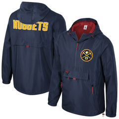 Denver Nuggets Stadium Essentials Unisex Compete Quarter-Zip Windbreaker Jacket Navy
