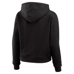 Jacksonville Jaguars WEAR by Erin Andrews Women's Plus Size Waffle Hoodie Pullover Top - Black - NFL