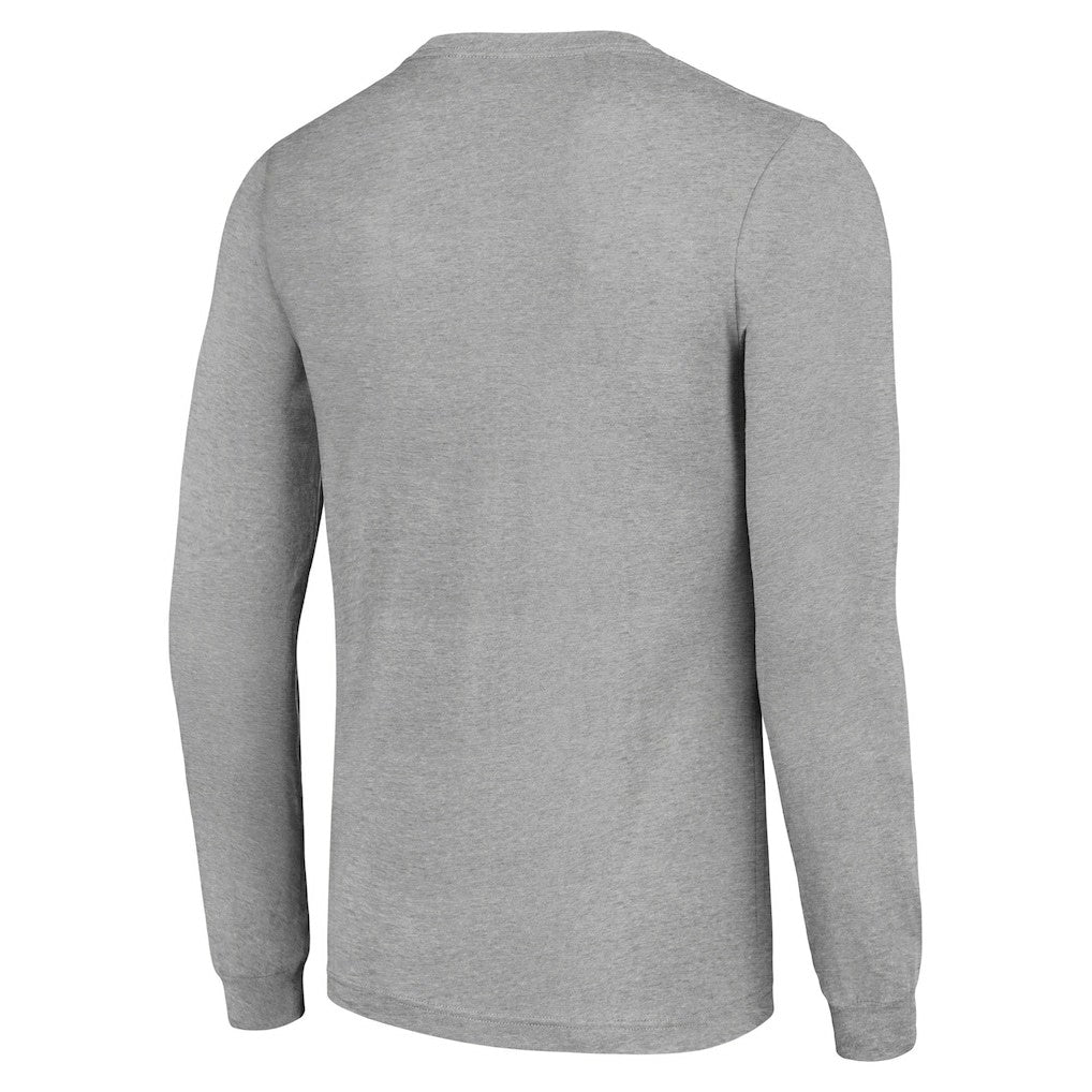 Pittsburgh Steelers Starter Player Grid Long Sleeve T-Shirt - Heather Gray - NFL