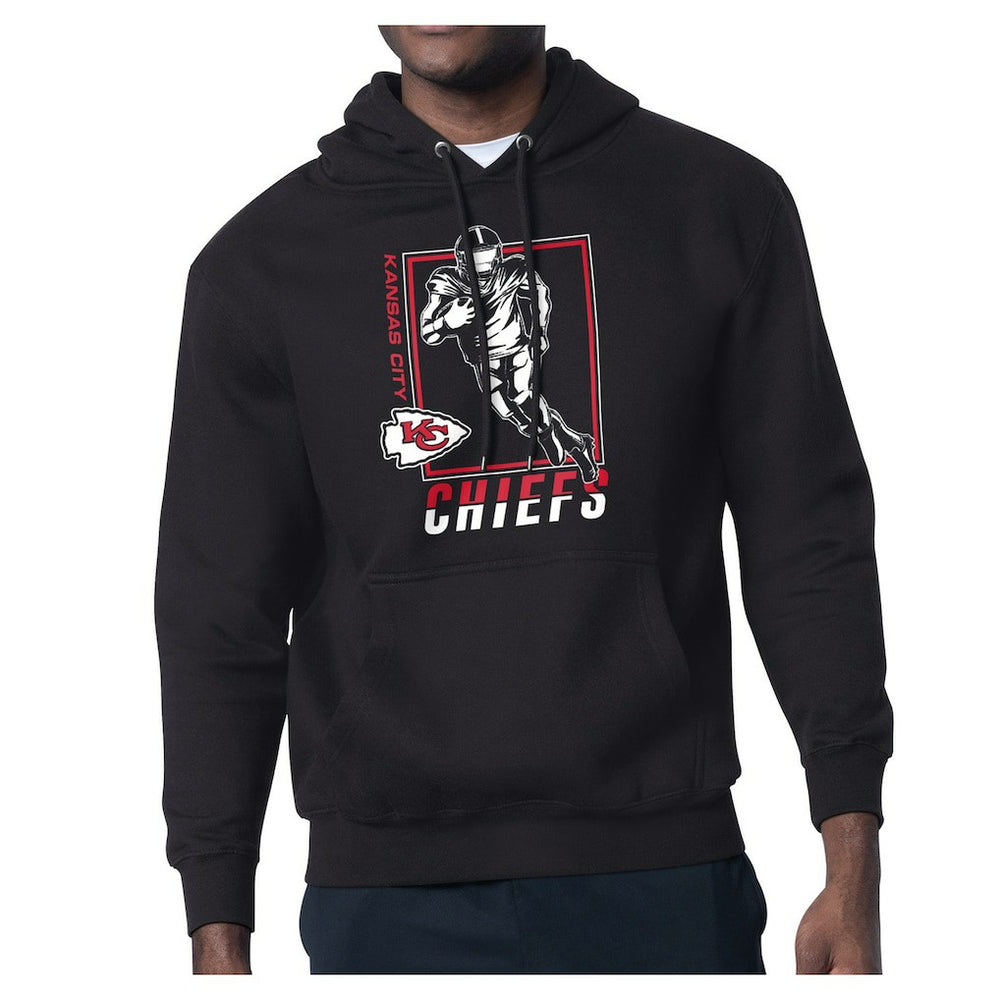 Kansas City Chiefs Starter Player Grid Pullover Hoodie - Black - NFL
