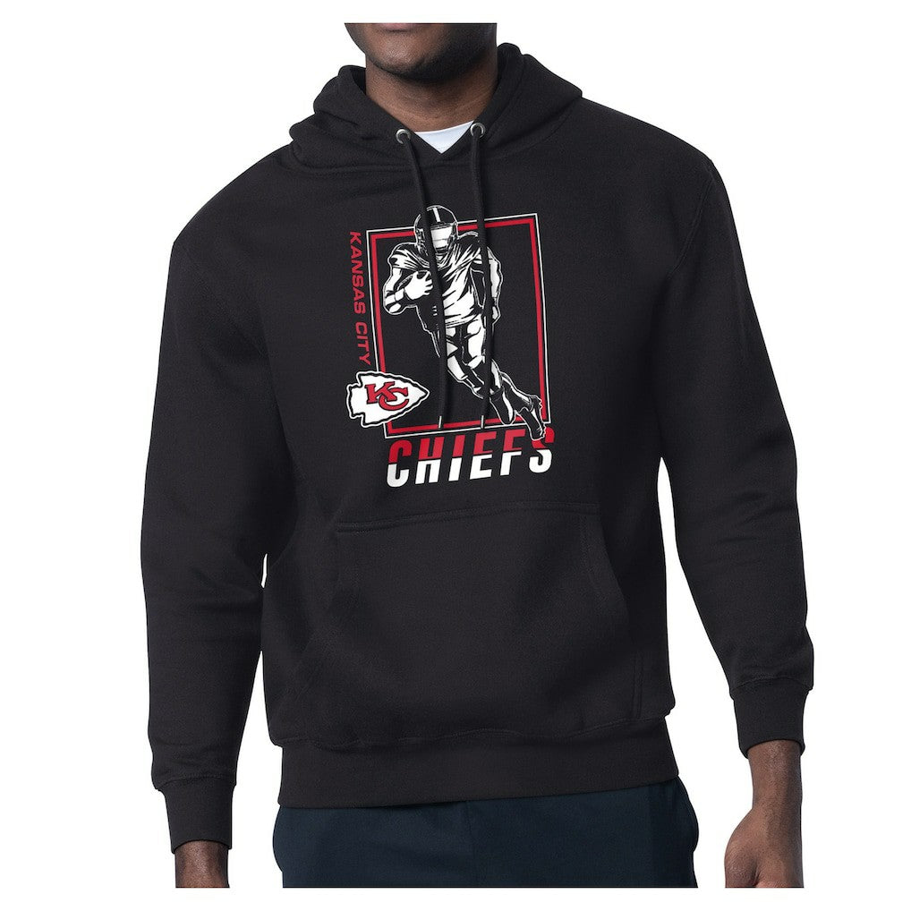 Kansas City Chiefs Starter Player Grid Pullover Hoodie - Black - NFL