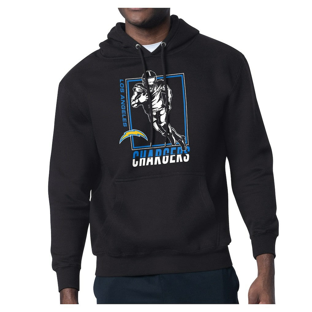 Los Angeles Chargers Starter Player Grid Pullover Hoodie - Black - NFL