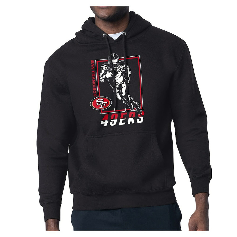 San Francisco 49ers Starter Player Grid Pullover Hoodie - Black - NFL