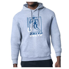 Indianapolis Colts Starter Player Grid Pullover Hoodie - Heather Gray - NFL